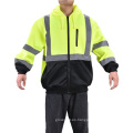 Amarillo Clase-3 Logotipo personalizado Jacket de seguridad de trabajo de invierno